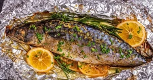 Скільки часу запікати скумбрію в духовці